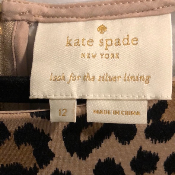 Kate spade cheetah dress 12 - Picture 2 of 6